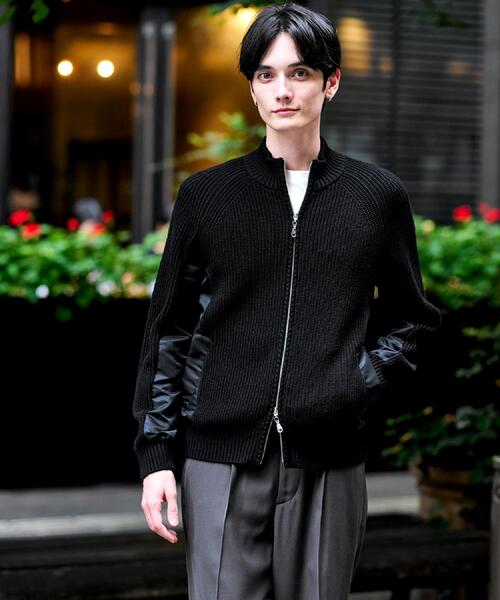 DRESSTERIOR（ドレステリア）の「ミリタリーニットジャケット（カーディガン/ボレロ・メンズ・ブラック/グレー/モスグリーン・90/91/92/94）」の22枚目の写真