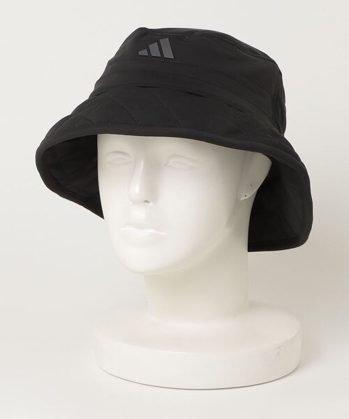 adidas（アディダス）の「アディダス adidas FROSTGUARD 保温 撥水 バケットハット（ハット・メンズ・ホワイト/ブラック・S）」の2枚目の写真