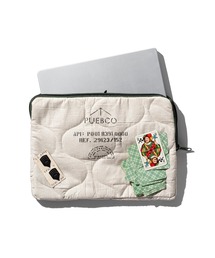 PUEBCO(vGuR)QUILTED LAPTOP CASE 15"(PCE^ubgP[X)
