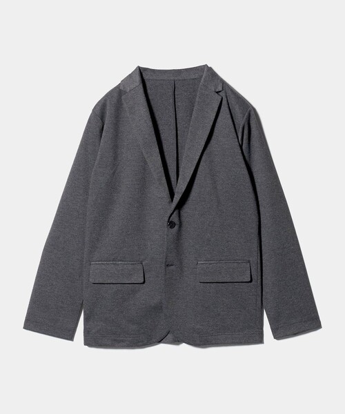 A DAY IN THE LIFE UNITED ARROWS(アデイインザライフユナイテッドアローズ)の「メランジ ツイルジャージー カーディガンジャケット<A DAY IN THE LIFE>(カーディガン/ボレロ・メンズ・モカ/ネイビー/グレー系・M/L/S)」の2枚目の写真