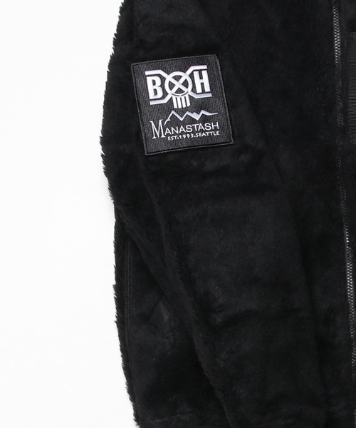 BOUNTY HUNTER(バウンティーハンター)の「MANASTASH/マナスタッシュ BOUNTY HUNTER BOA MA-1(その他アウター・メンズ・ブラック・M/L/XL/S)」の4枚目の写真