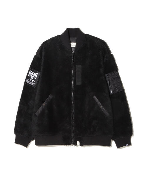 BOUNTY HUNTER(バウンティーハンター)の「MANASTASH/マナスタッシュ BOUNTY HUNTER BOA MA-1(その他アウター・メンズ・ブラック・M/L/XL/S)」の6枚目の写真