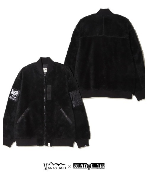 BOUNTY HUNTER(バウンティーハンター)の「MANASTASH/マナスタッシュ BOUNTY HUNTER BOA MA-1(その他アウター・メンズ・ブラック・M/L/XL/S)」の7枚目の写真
