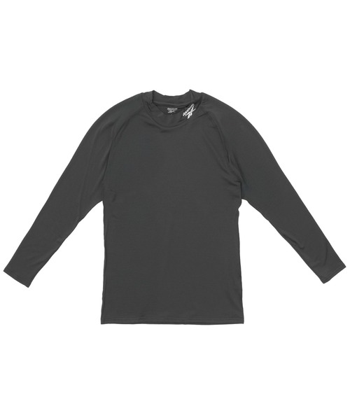 Reebok（リーボック）の「Reebok リーボック ブランド ワンポイント ロゴ ハイネック 長袖シャツ インナー（インナーウェア/肌着・メンズ・ブラック/ネイビー/チャコール・M/L/LL）」の7枚目の写真