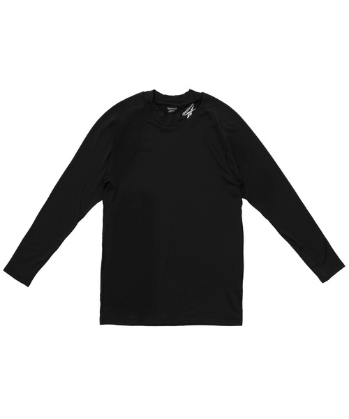 Reebok（リーボック）の「Reebok リーボック ブランド ワンポイント ロゴ ハイネック 長袖シャツ インナー（インナーウェア/肌着・メンズ・ブラック/ネイビー/チャコール・M/L/LL）」の6枚目の写真