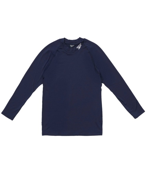 Reebok（リーボック）の「Reebok リーボック ブランド ワンポイント ロゴ ハイネック 長袖シャツ インナー（インナーウェア/肌着・メンズ・ブラック/ネイビー/チャコール・M/L/LL）」の8枚目の写真