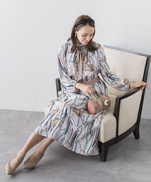 Viaggio Blu | 馬具プリントワンピース≪手洗い可能≫(ワンピース)