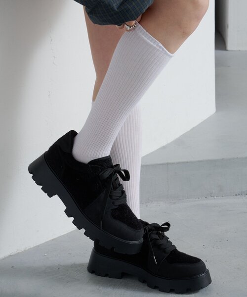 Kastane(カスタネ)の「*ハラコスニーカー(スニーカー・レディース・ブラック/キャメル・36/37/38)」の8枚目の写真