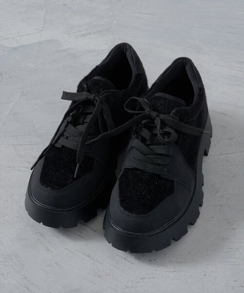 Kastane(カスタネ)の「*ハラコスニーカー(スニーカー・レディース・ブラック/キャメル・36/37/38)」の12枚目の写真