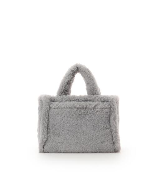 ワンポイントリボン ファーバッグ（ハンドバッグ）｜Samantha Thavasa