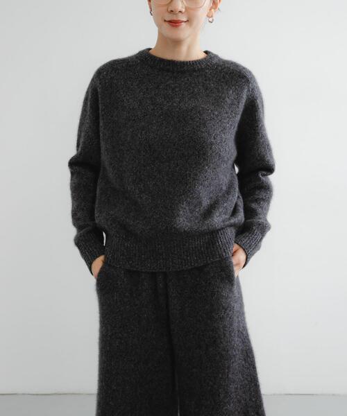 URBAN RESEARCH(アーバンリサーチ)の「new basic CASHMERE SILK MOULINE CREW-NECK KNIT(ニット/セーター・レディース・グレー系その他/ブラウン系その他・FREE)」の13枚目の写真