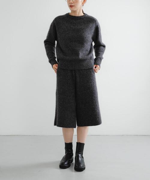 URBAN RESEARCH(アーバンリサーチ)の「new basic CASHMERE SILK MOULINE CREW-NECK KNIT(ニット/セーター・レディース・グレー系その他/ブラウン系その他・FREE)」の12枚目の写真