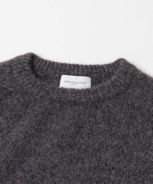 URBAN RESEARCH(アーバンリサーチ)の「new basic CASHMERE SILK MOULINE CREW-NECK KNIT(ニット/セーター・レディース・グレー系その他/ブラウン系その他・FREE)」の7枚目の写真