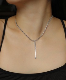 bonu.（ボヌ）の「【サージカルステンレス】 czＹ字ネックレス（ネックレス）」