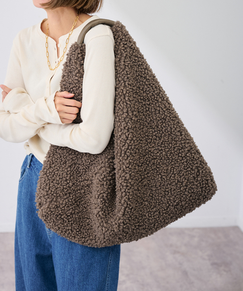 FRAMeWORK（フレームワーク）の「ANDREA CARDONE/アンドレアカルドネ TEDDY BAG（ハンドバッグ・レディース・アイボリー・FREE）」の5枚目の写真
