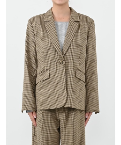シングルブレストテーラードジャケット 【低身長・小柄女性
