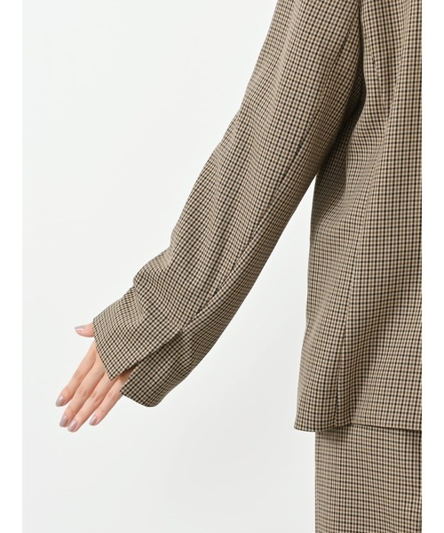 シングルブレストテーラードジャケット 【低身長・小柄女性