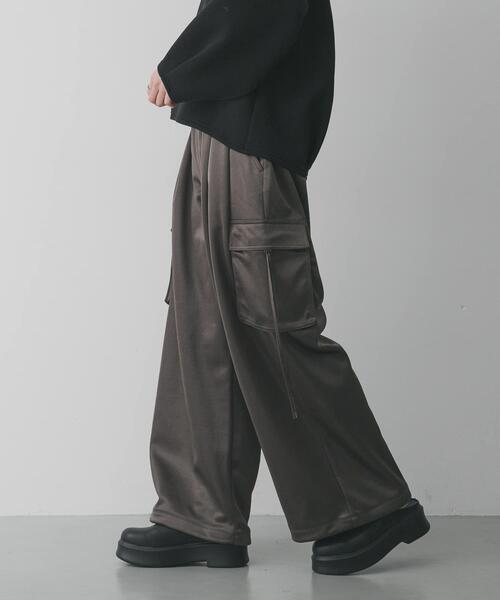SENSE OF PLACE by URBAN RESEARCH（センスオブプレイスバイアーバンリサーチ）の「サテンカーゴパンツ（その他パンツ・レディース・チャコールグレー/ピンク/ブラウン・ONE）」の19枚目の写真