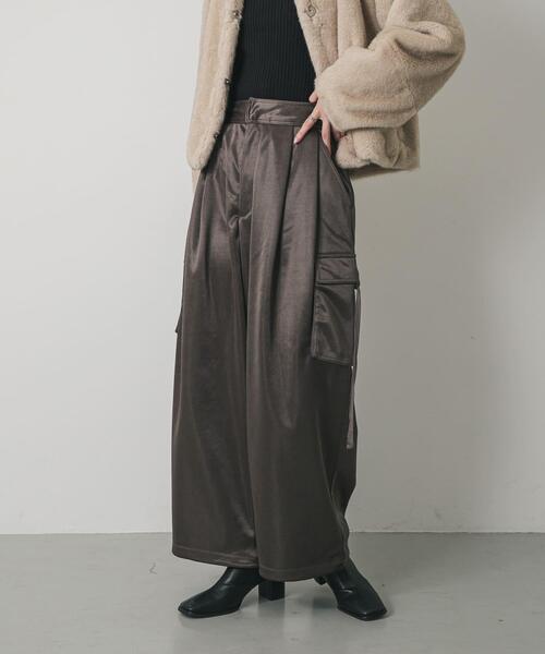 セール】サテンカーゴパンツ（その他パンツ）｜SENSE OF PLACE by