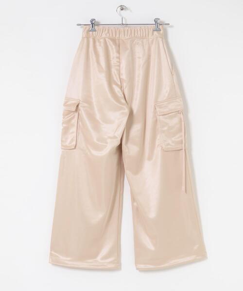 SENSE OF PLACE by URBAN RESEARCH（センスオブプレイスバイアーバンリサーチ）の「サテンカーゴパンツ（その他パンツ・レディース・チャコールグレー/ピンク/ブラウン・ONE）」の7枚目の写真