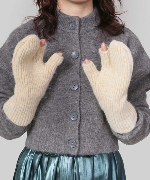 Casselini（キャセリーニ）の「CONTROL FREAK(コントロールフリーク)Branchグローブ（手袋・レディース・アイボリー/イエロー/ブラック・FREE）」の2枚目の写真