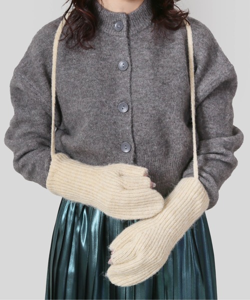 Casselini（キャセリーニ）の「CONTROL FREAK(コントロールフリーク)Branchグローブ（手袋・レディース・アイボリー/イエロー/ブラック・FREE）」の6枚目の写真