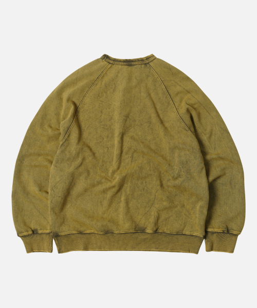 FRIZMWORKS（フリズムワークス）の「OG VINTAGE DYEING SWEATSHIRT _ OLIVE（スウェット・メンズ・その他・MEDIUM/LARGE/X-LARGE/SMALL）」の2枚目の写真