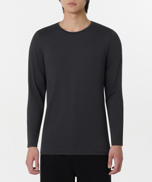 MUSINSA STANDARD（ムシンサスタンダード）の「[ヒットスタンダード] プラス メンズ クルーネック Tシャツ_インナーウェア [ダークグレー]（インナーウェア/肌着）」