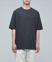 リラックスフィットクルーネックTシャツ2 [ダークグレー]