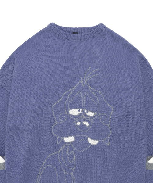 Retriever Club（レトリーバークラブ）の「SLEEPING DOG KNIT [BABY BLUE]（ニット/セーター・レディース・その他・MEDIUM/LARGE）」の4枚目の写真
