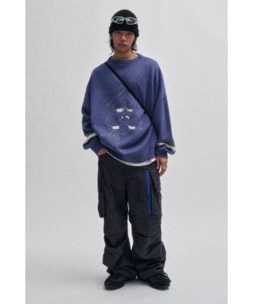 Retriever Club（レトリーバークラブ）の「SLEEPING DOG KNIT [BABY BLUE]（ニット/セーター・レディース・その他・MEDIUM/LARGE）」の8枚目の写真
