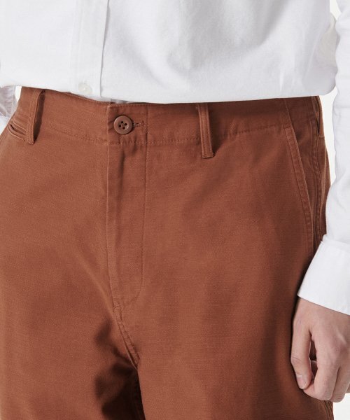 MUSINSA STANDARD（ムシンサスタンダード）の「ホワイトサテンワイドオフィサーパンツ[ブリックレッド]（その他パンツ・メンズ・その他・26/27/28/29/30/31/32/33/34/36/38/40）」の6枚目の写真