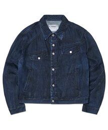 NOMANUAL（NOMANUAL）の「D.C DENIM TRUCKER JACKET - BLUE（デニムジャケット）」