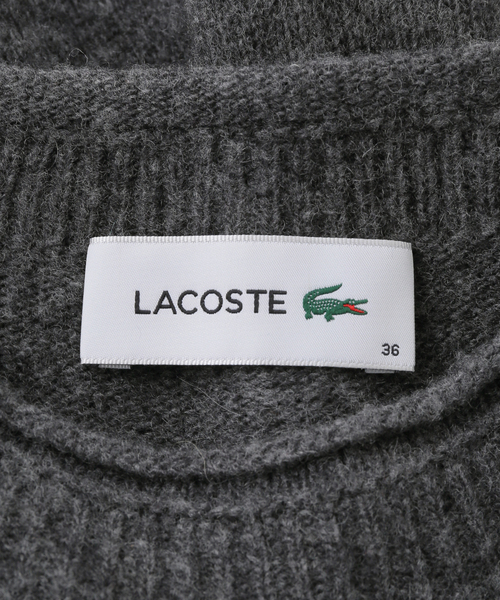 U by SPICK&SPAN(ユーバイスピックアンドスパン)の「LACOSTE/ラコステ KNIT FLARE ワンピ-ス(ワンピース・レディース・ネイビー/チャコールグレー・SMALL)」の7枚目の写真