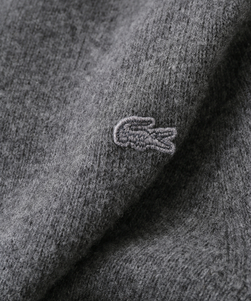 U by SPICK&SPAN(ユーバイスピックアンドスパン)の「LACOSTE/ラコステ KNIT FLARE ワンピ-ス(ワンピース・レディース・ネイビー/チャコールグレー・SMALL)」の9枚目の写真