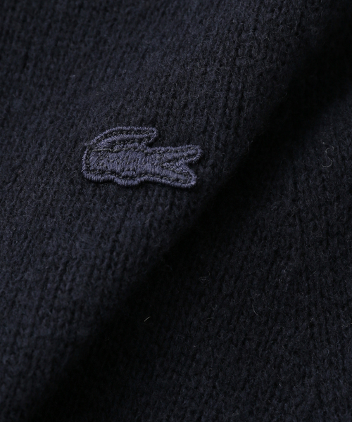 U by SPICK&SPAN(ユーバイスピックアンドスパン)の「LACOSTE/ラコステ KNIT FLARE ワンピ-ス(ワンピース・レディース・ネイビー/チャコールグレー・SMALL)」の10枚目の写真