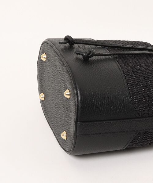 andrea cardone（アンドレアカルドネ）の「【andrea cardone】ラフィアレザーBAG（ショルダーバッグ・レディース・ブラック/ブラウン・FREE）」の4枚目の写真