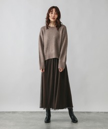 GLOBAL WORK | フワフワHugmeプリーツスカートSET/580923(ワンピース)