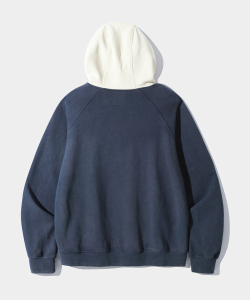 DIMITRI BLACK(ディミトリブラック)の「NYCフードTシャツ_ピグメントネイビー&クリーム(パーカー・レディース・その他・MEDIUM/LARGE/X-LARGE)」の3枚目の写真