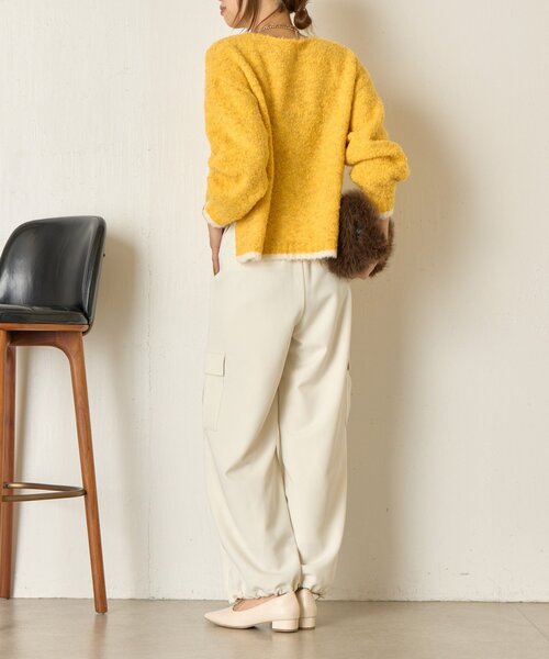 Jena espace merveilleux（ジェナ　エスパスメルヴェイユ）の「パラシュートカーゴパンツ（その他パンツ・レディース・チャコールグレー/アイボリー/ベージュ・FREE）」の7枚目の写真