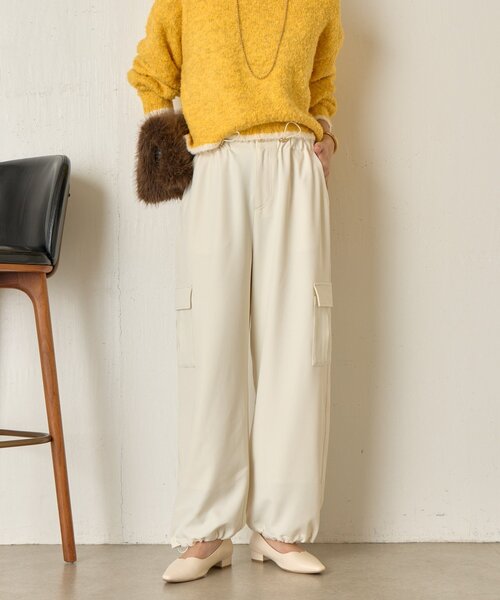 Jena espace merveilleux（ジェナ　エスパスメルヴェイユ）の「パラシュートカーゴパンツ（その他パンツ・レディース・チャコールグレー/アイボリー/ベージュ・FREE）」の8枚目の写真