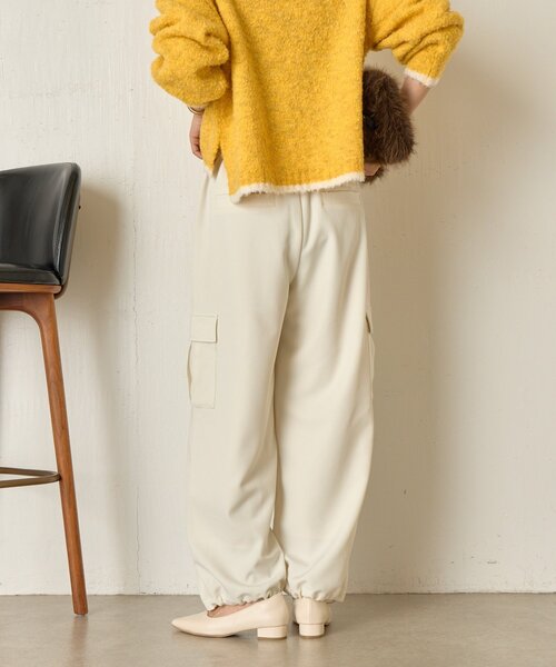 Jena espace merveilleux（ジェナ　エスパスメルヴェイユ）の「パラシュートカーゴパンツ（その他パンツ・レディース・チャコールグレー/アイボリー/ベージュ・FREE）」の9枚目の写真
