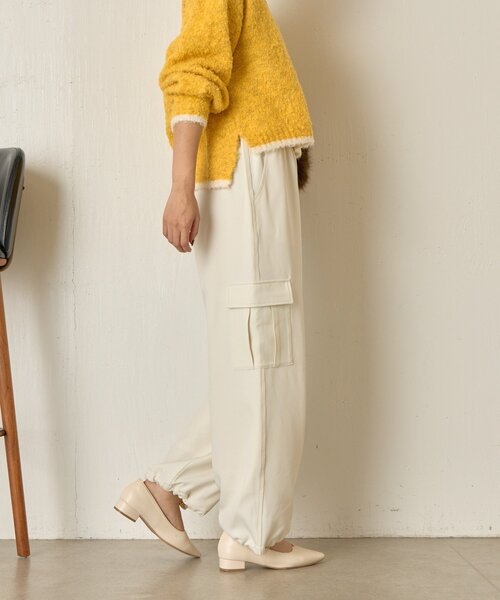 Jena espace merveilleux（ジェナ　エスパスメルヴェイユ）の「パラシュートカーゴパンツ（その他パンツ・レディース・チャコールグレー/アイボリー/ベージュ・FREE）」の10枚目の写真