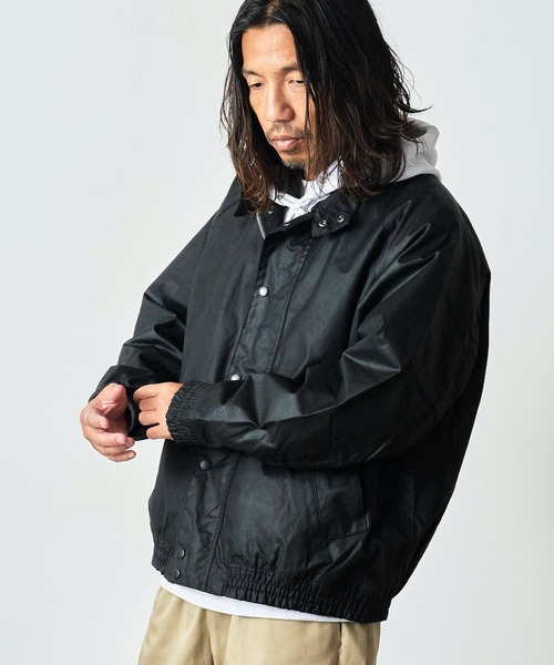 Barbour/バブアー blouson transport wax jacket スタンドカラー