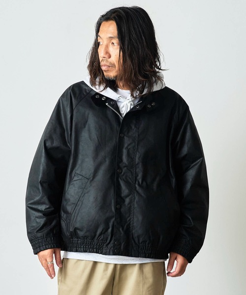 Barbour(バブアー)の「Barbour/バブア― blouson transport wax jacket スタンドカラー ワックスジャケット(ブルゾン・メンズ・セージグリーン/ブラック・40/38/36)」の15枚目の写真