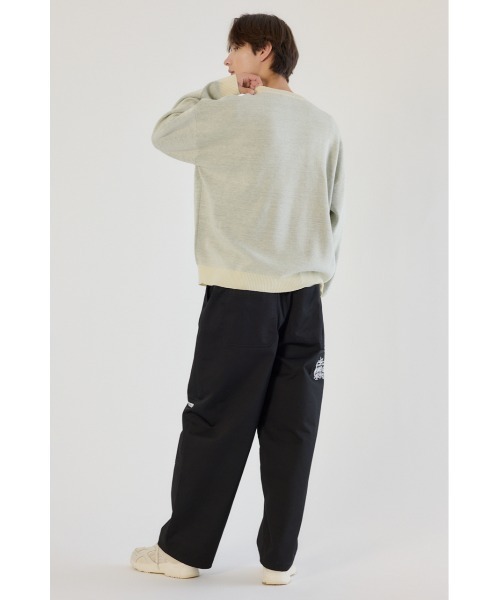 RODEO CROWNS WIDE BOWL（ロデオクラウンズワイドボウル）の「レタリングフラワーパイルニット（ニット/セーター・メンズ・オフホワイト/オレンジ/ブラック・MEDIUM/LARGE）」の14枚目の写真