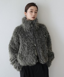 Yeoun（ヨウン）の「ダブルジップミックスシープファーブルゾン（ブルゾン・レディース）」