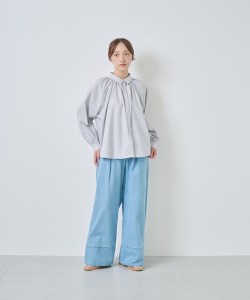 Kelen（ケレン）の「「KELEN / ケレン」裾ダメージドット切り替えデニムパンツ（デニムパンツ・レディース・ライトブルー/ネイビー・S/M）」の22枚目の写真