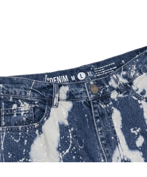 EXTRAORDINARY(エクストラオーディナリー)の「BLEACHED DENIM PANTS BLUE(デニムパンツ・メンズ・その他・LARGE/MEDIUM/X-LARGE)」の3枚目の写真