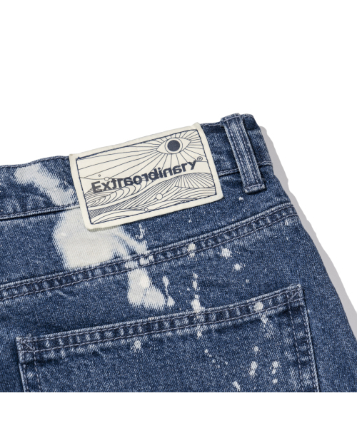 EXTRAORDINARY(エクストラオーディナリー)の「BLEACHED DENIM PANTS BLUE(デニムパンツ・メンズ・その他・LARGE/MEDIUM/X-LARGE)」の8枚目の写真